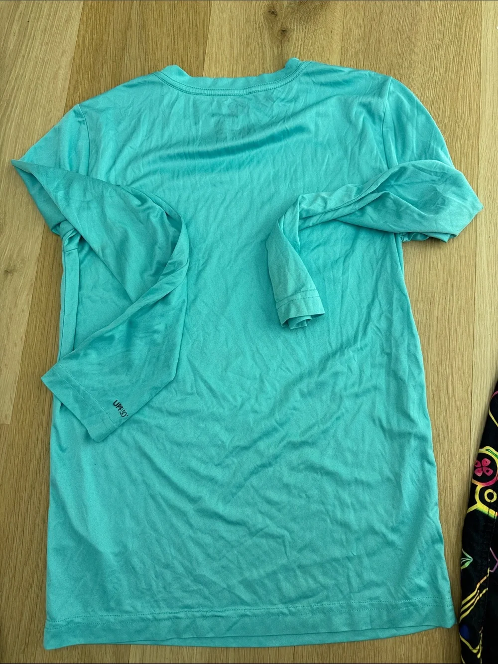 Hurley Teal Long Sleeve Rash Guard with Three Boys' Swim Shorts size 10